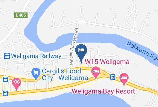 Aloha Weligama Map
