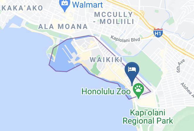 Honolulu - Alohilani Resort Waikiki Beach Maps