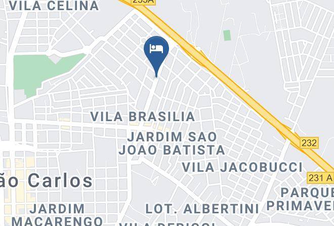 Sao Carlos - Alojamento Clube Perea Hotel Maps
