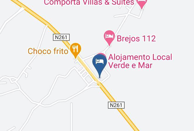 Alcacer Do Sal - Alojamento Costa Azul Maps