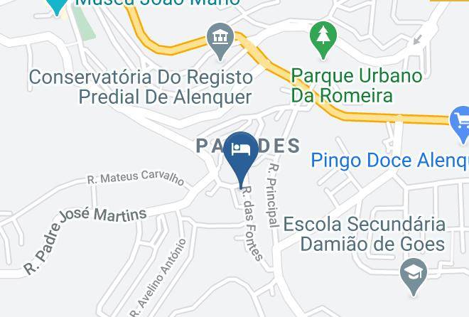 Alenquer - Alojamento Das Fontes Maps