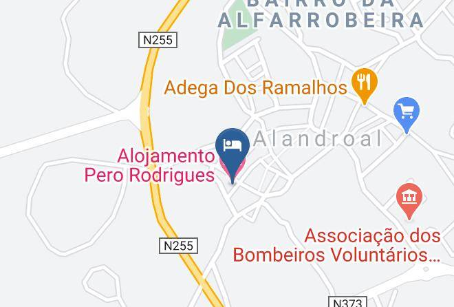 Alandroal - Alojamento Pero Rodrigues Maps