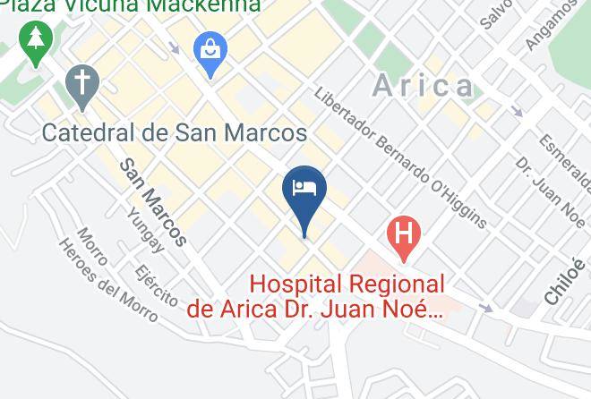 Arica Province - Alojamiento 21 De Mayo Maps