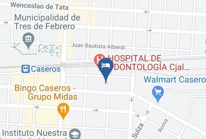 Caseros - Alojamiento Aloha Viii Caseros Maps
