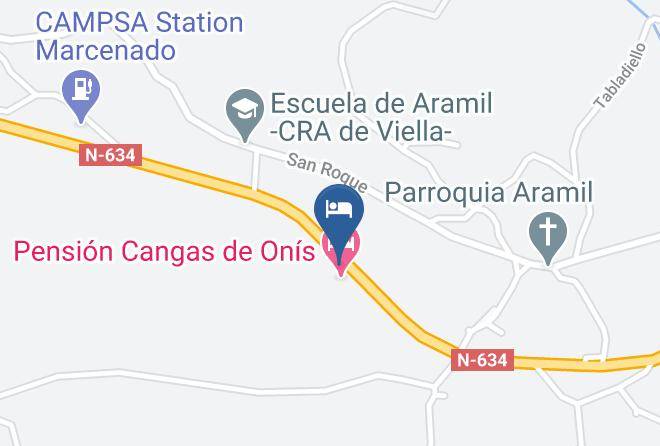 Asturias - Alojamiento Cangas De Onis Maps