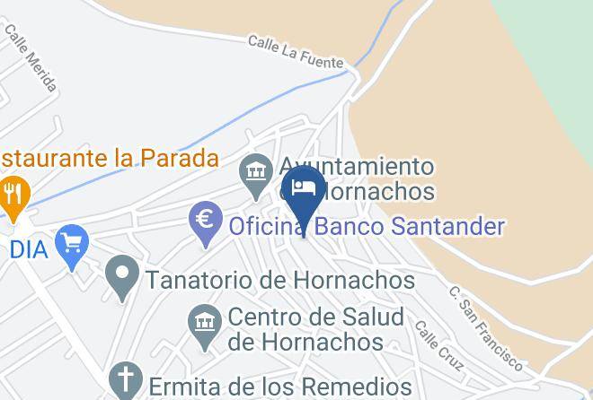 Badajoz - Alojamiento Castillo De Hornachos Maps