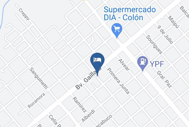 Colon - Alojamiento Cumbeto Maps