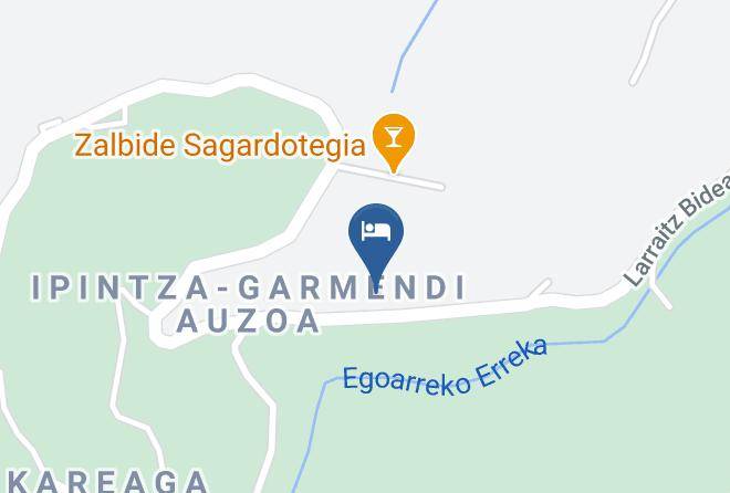Gipuzkoa - Alojamiento Eguzkitze Maps