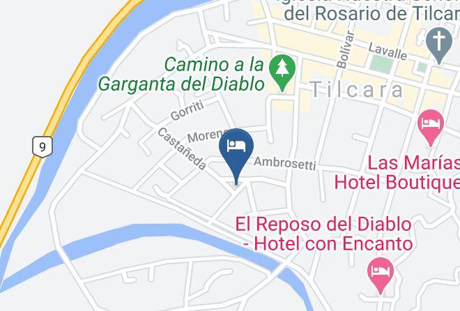 Tilcara - Alojamiento El Cardon Maps
