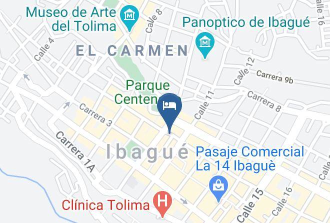 Ibague - Alojamiento En El Centro De Ibague Maps
