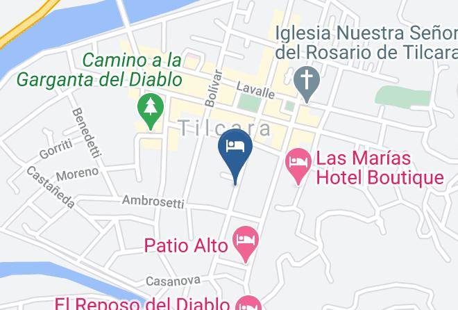 Tilcara - Alojamiento En Tilcara Maps