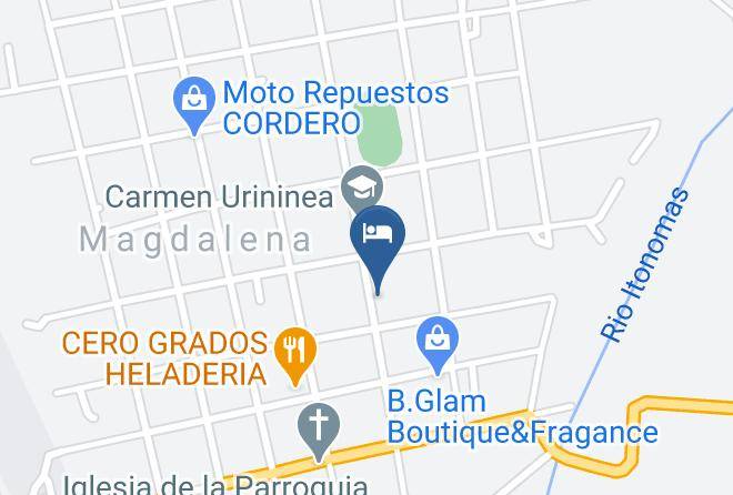 Itenez - Alojamiento Flia Mendoza Vargas Maps