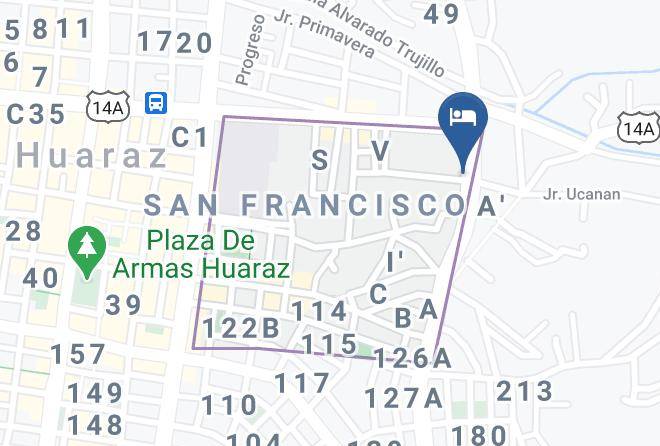 Huaraz - Alojamiento Huaraz Maps