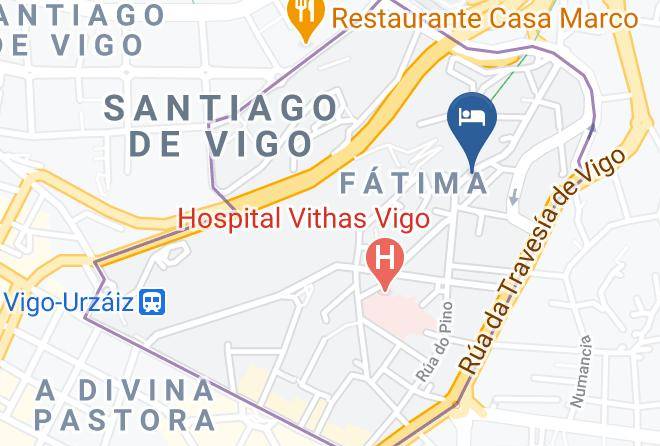 Pontevedra - Alojamiento Ideal Grupo Maps
