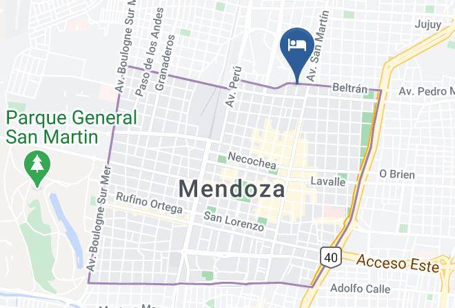 Mendoza - Alojamiento La Nave Maps