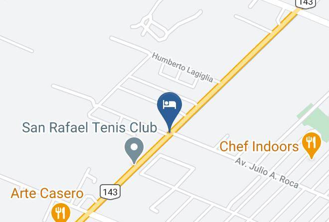 San Rafael - Alojamiento La Palmera Maps