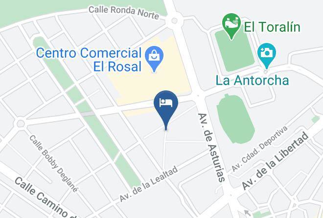 Leon - Alojamiento La Rosaleda Maps