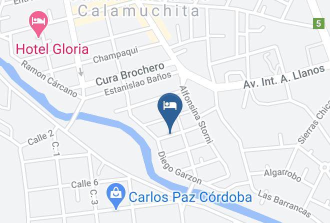Calamuchita Department - Alojamiento Las Rosas Maps