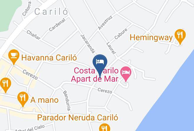 Pinamar - Alojamiento Lemu Hue Maps