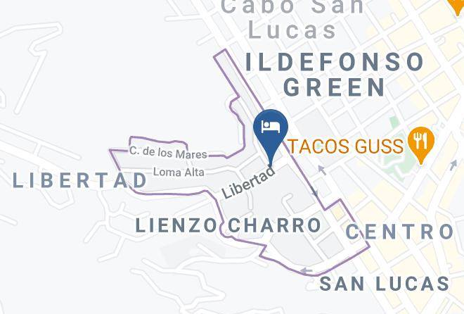 Los Cabos - Alojamiento Libertad Maps