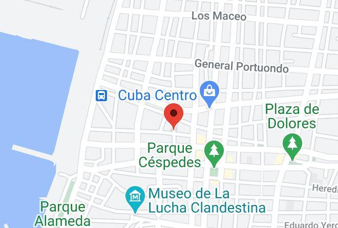 Santiago De Cuba - Alojamiento Marcela Y Manuel Maps