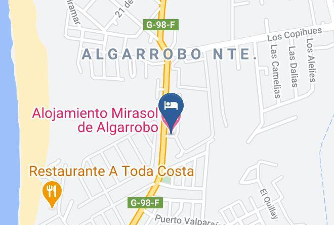 San Antonio Province - Alojamiento Mirasol De Algarrobo Maps