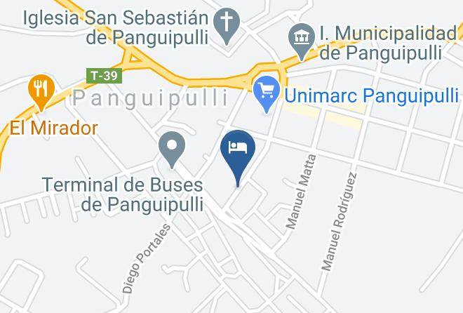 Valdivia Province - Alojamiento Panguipulli Maps