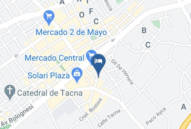 Tacna - Alojamiento Pucon Maps