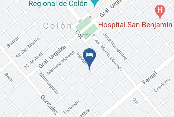 Colon - Alojamiento Puerto Verde Maps