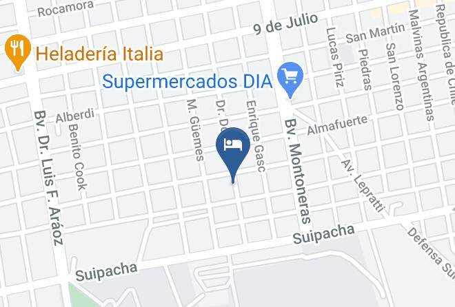 Concepcion Del Uruguay - Alojamiento Relax De Vacaciones Maps