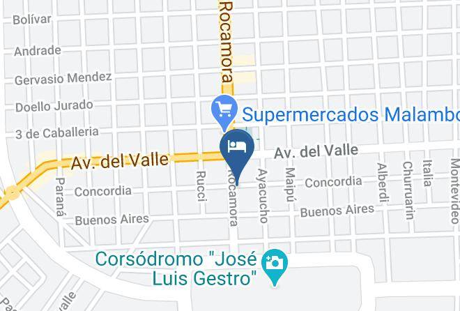 Gualeguaychu - Alojamiento Rocamora Maps
