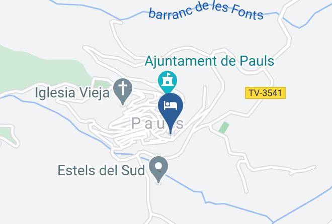 Tarragona - Alojamiento Rural Cal Puyo Maps
