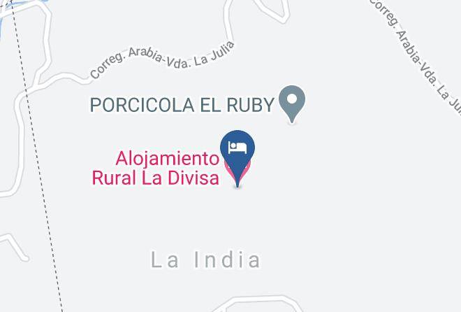 Pereira - Alojamiento Rural La Divisa Maps