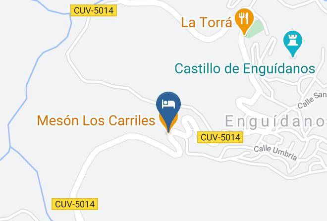 Cuenca - Alojamiento Rural Los Carriles Maps