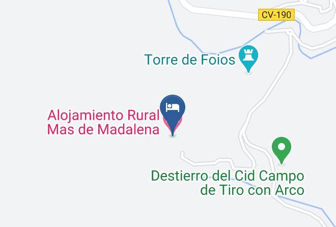 Castellon - Alojamiento Rural Mas De Madalena Maps