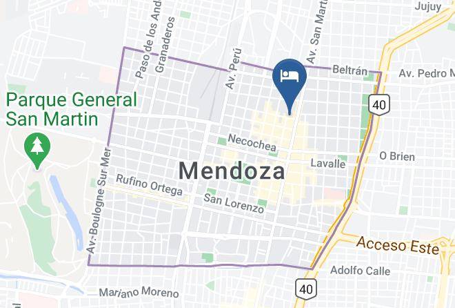 Mendoza - Alojamiento Temporal Inda Maps