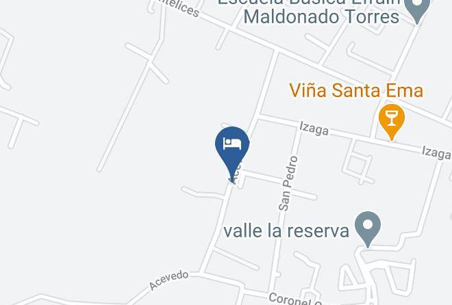 Talagante Province - Alojamiento Valle Verde Maps