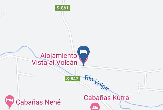 Cautin Province - Alojamiento Vista Al Volcan Maps