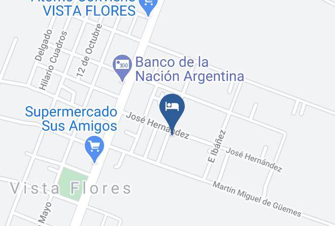 Tunuyan - Alojamiento Vista Flores Maps