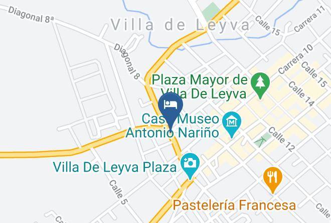 Villa De Leyva - Alojamiento Y Alfareria Voyaca Maps