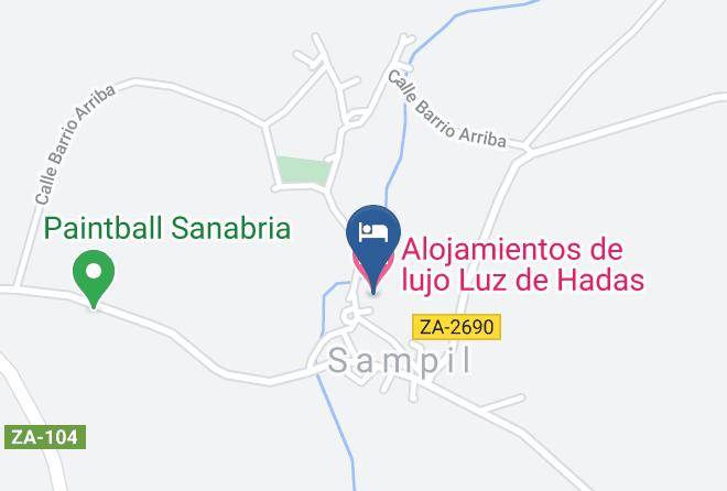 Zamora - Alojamientos De Lujo Luz De Hadas Maps