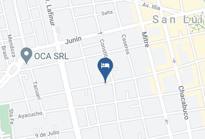 La Capital San Luis - Alojamientos Leo Maps