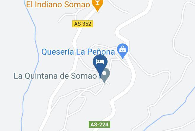 Asturias - Alojamientos Rurales La Era De Somao Maps