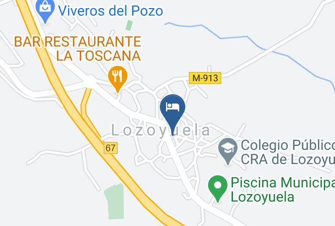 Madrid - Alojamientos Rurales Lozoyuela Maps