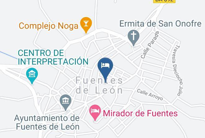 Badajoz - Alojamientos Turisticos Los Molinos Maps