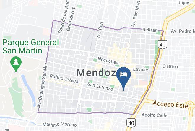 Mendoza - Alojarse En Mendoza Maps