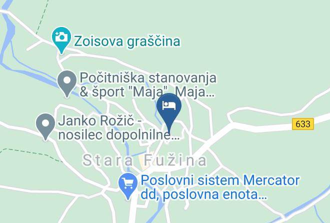 Bohinjska Bistrica - Alojzija Razen Sobodajalka Maps