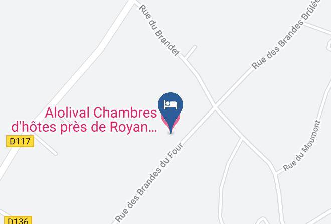 Charente Maritime - Alolival Chambres D'hotes Pres De Royan Et Saujon Maps