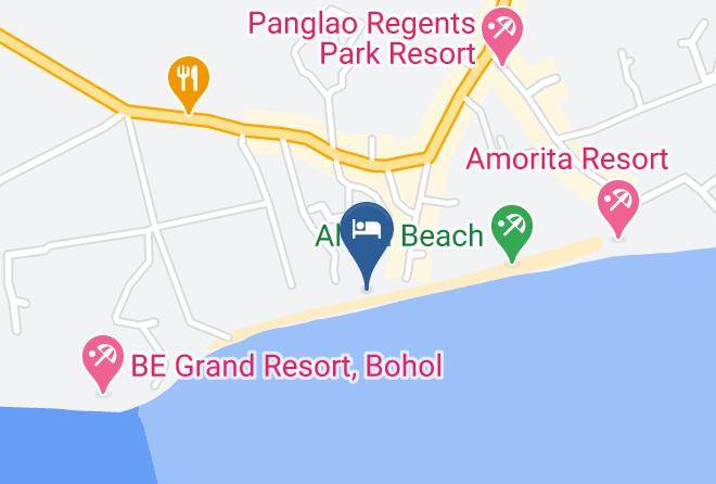 Bohol - Alona Beach Resort Maps