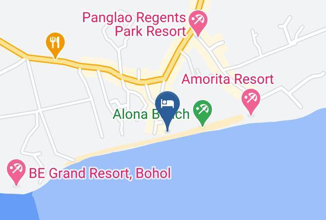 Bohol - Alona Kew White Beach Resort Maps
